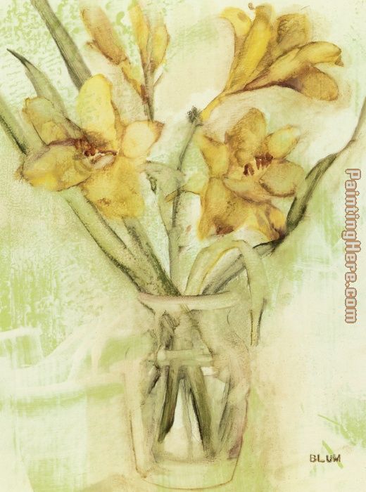 Vase of Day Lilies II